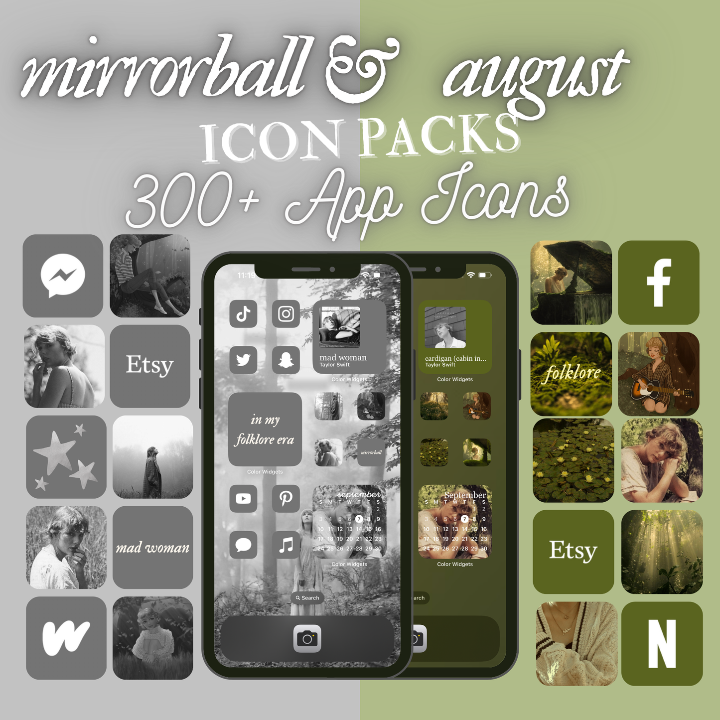 Mirrorball & August App Icons Bundle
