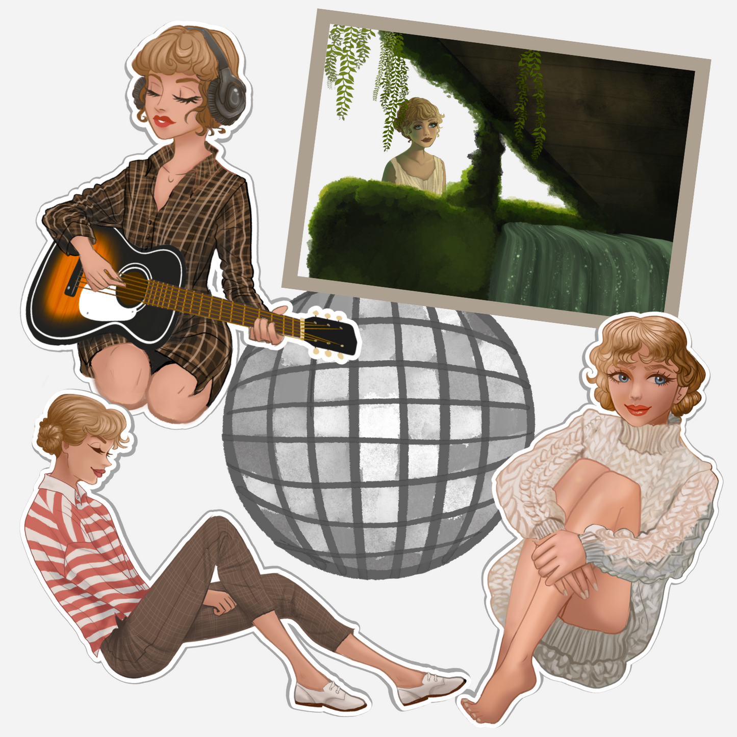 Mirrorball Sticker Pack