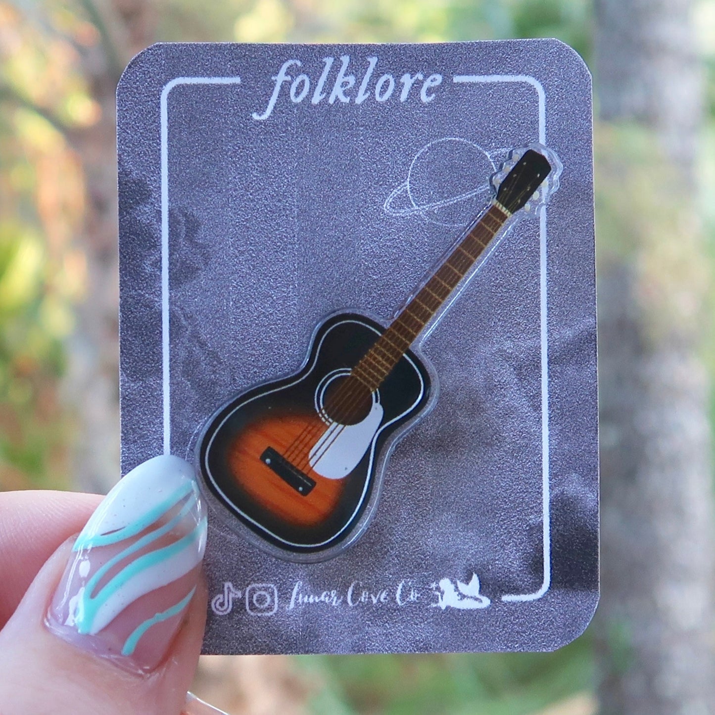 Long Pond Studio Guitar Pin