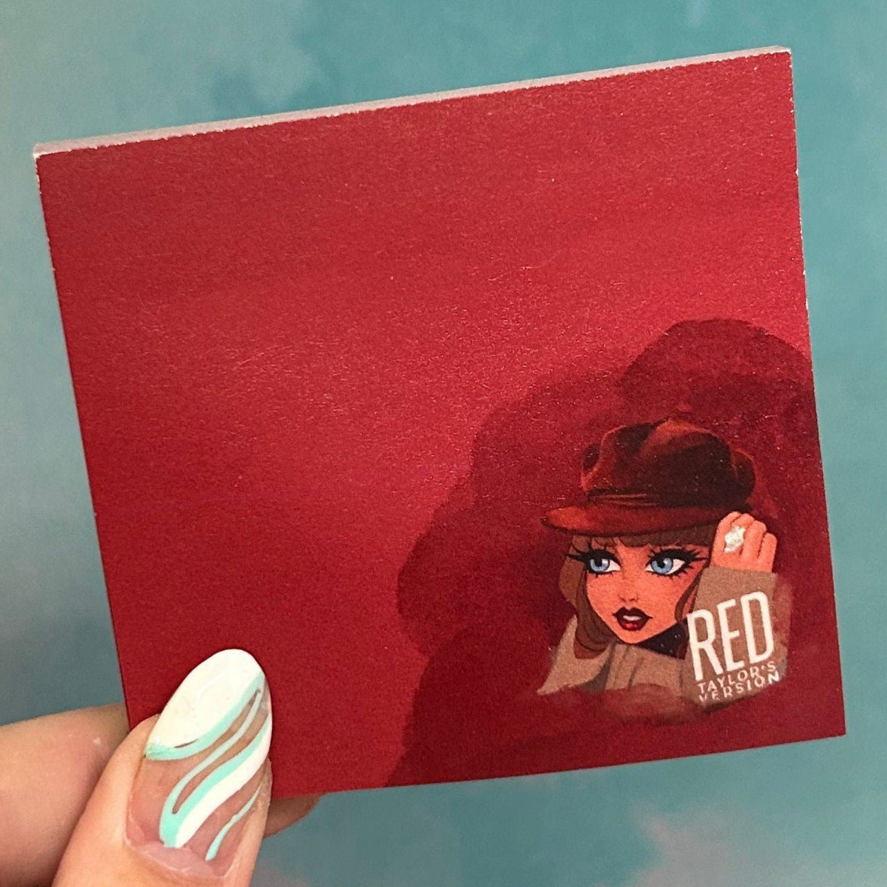 Maroon Red TV Swiftie Sticky Notes | Planner, Scrapbook