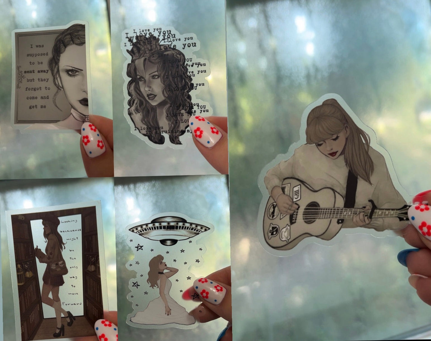 Tortured Poets Era Sticker Pack | Waterproof Stickers for Laptop / Planner / Hydroflask / Car Decal