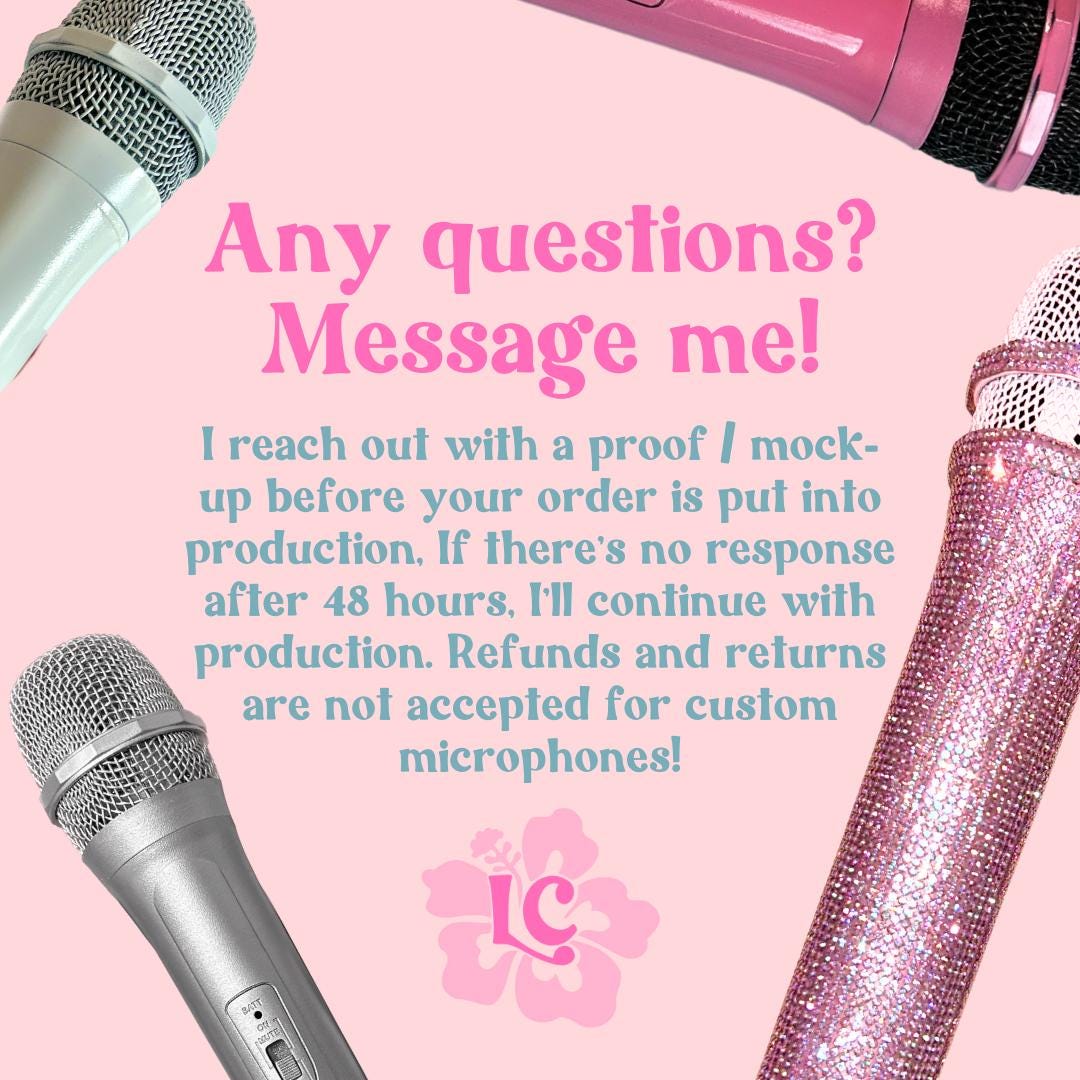 Customized Mic | Karaoke and Prop Microphones | Singers, Musicians, Parties