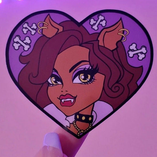 Clawdeen Sticker