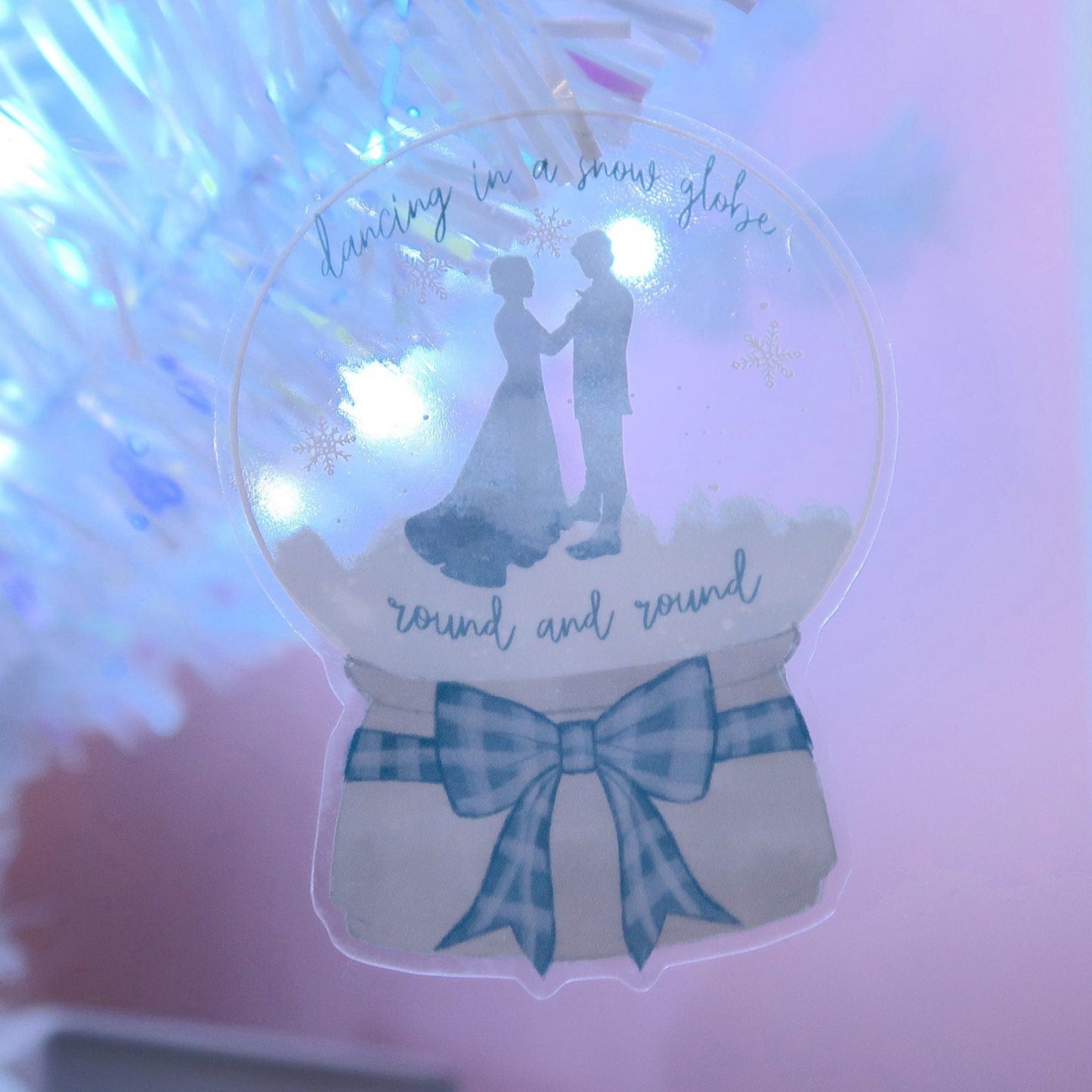 You Are In Love Snow Globe Sticker