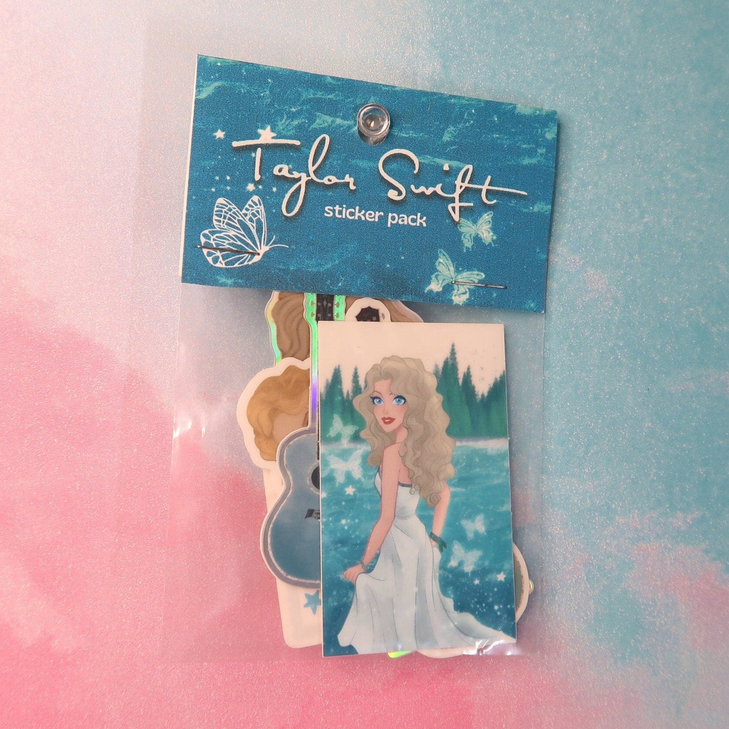Stay Beautiful Clear Sticker Pack