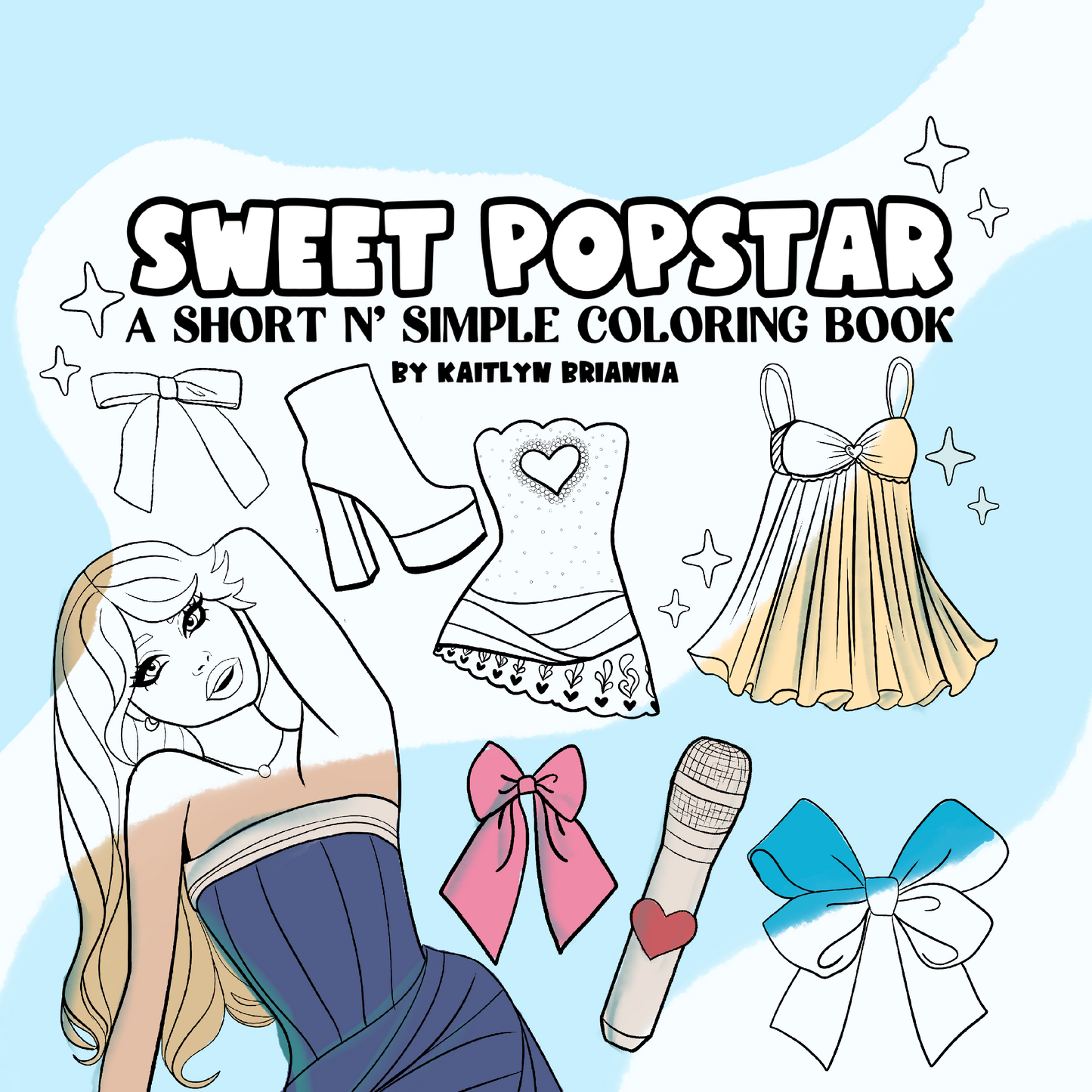 Sweet Popstar Coloring Book