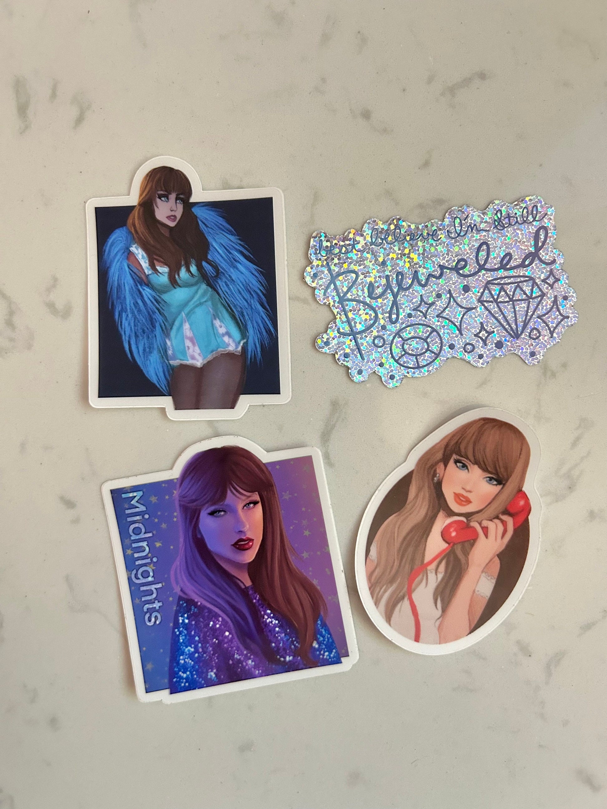 Bejeweled Era Sticker Pack | Waterproof Stickers for Laptop / Planner / Hydroflask / Car Decal